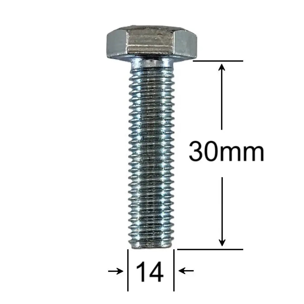 Surub Filet Metric M14x30mm Cap Hexagonal DIN 933 Gr.8.8 – 25buc/cutie