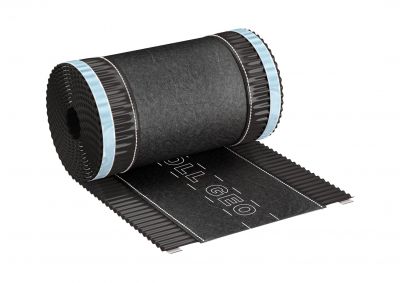 Roll-o-mat cu geotextil, 310mm culoare maro, RAL 8019