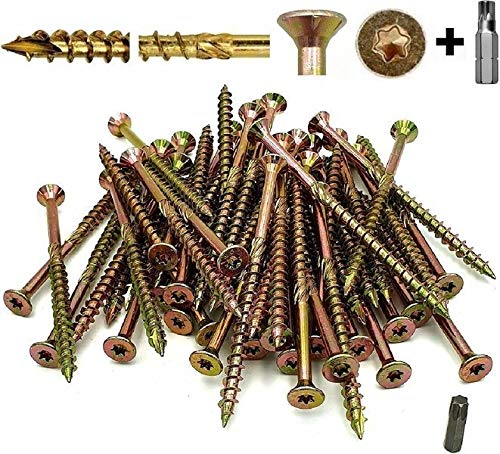 Suruburi Dulgherie Cap Inecat,bit inclus TX40 -8×100 50buc/cutie