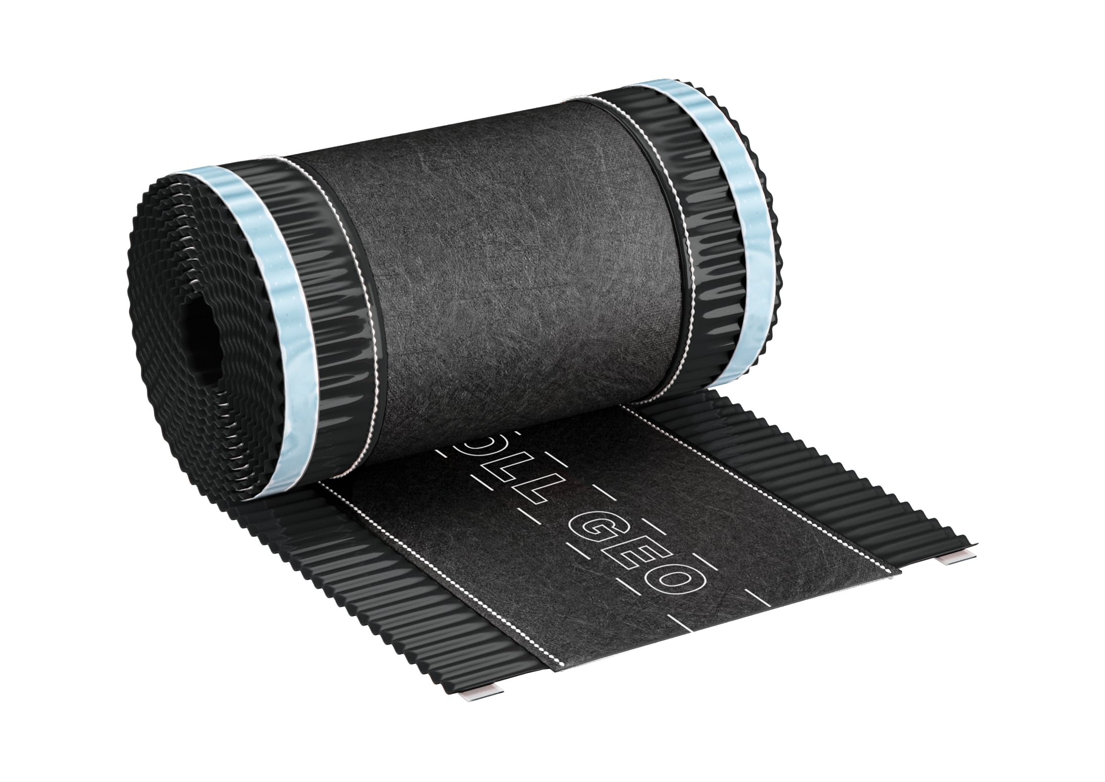 Roll-o-mat cu geotextil, 310mm culoare antracit, RAL 7021