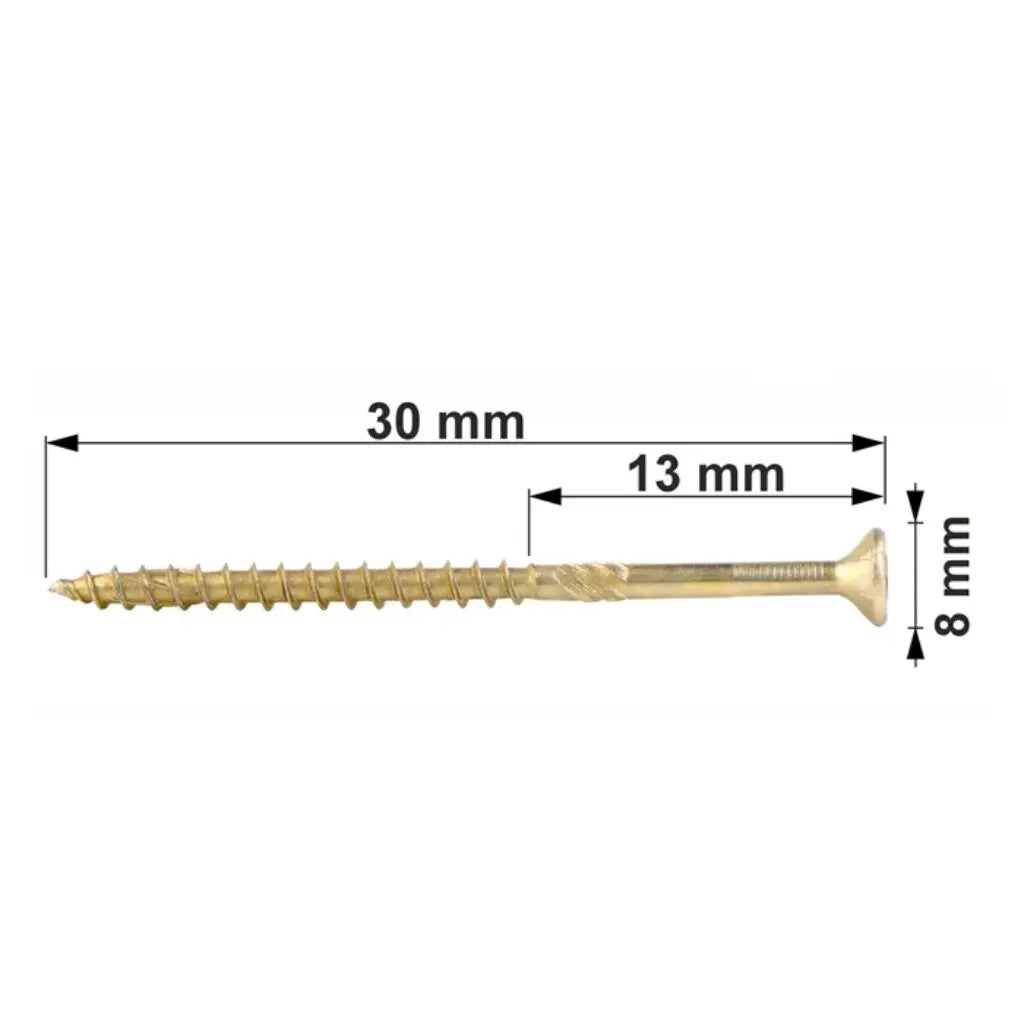 Surub Dulgherie Cap Inecat 4x30mm – 1000buc/cutie