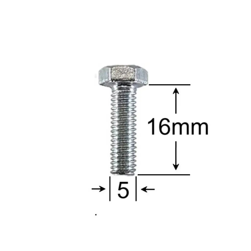 Surub Filet Metric M5x16mm Cap Hexagonal DIN 933 Gr.8.8 – 500buc/cutie