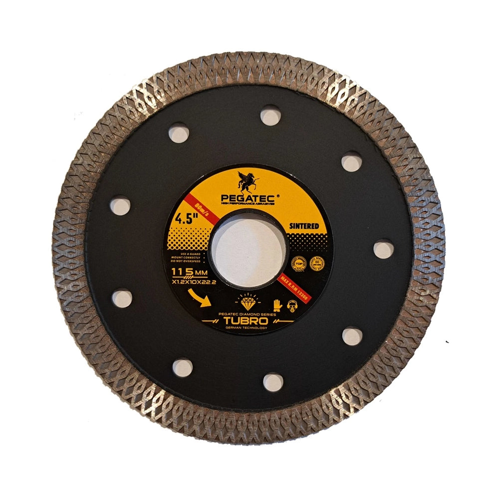 Pegatec Turbo disc diamantat pentru placi ceramice 125mm