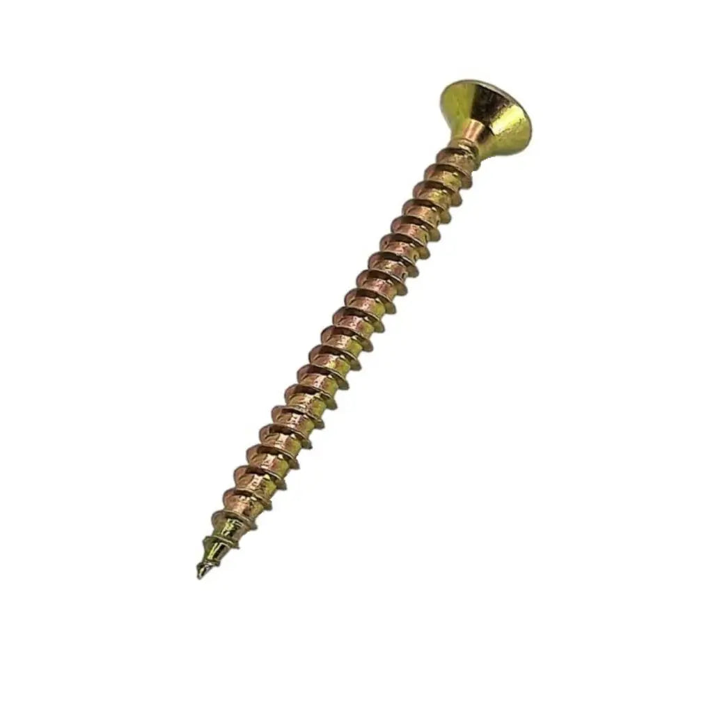 Holsurub galben pentru pal/lemn cap inecat 6x40mm cu cap PZ, 400 buc/cutie