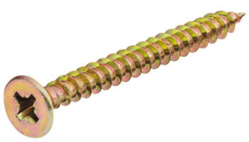 Holsurub galben pentru pal/lemn cap inecat 6x40mm cu cap PZ, 400 buc/cutie
